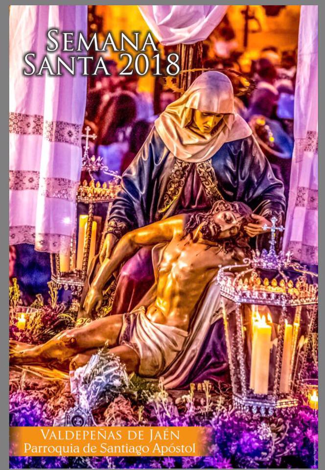 Cartel de Semana Santa en Valdepeñas de Jaén 2018